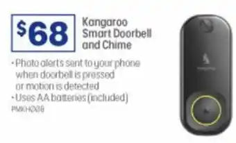Officeworks Kangaroo Smart Doorbell and Chime offer