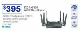 Officeworks D-Link EXO AX5400 Wifi 6 Mesh Router offer
