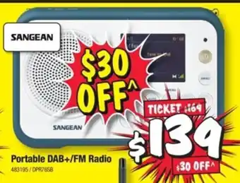 JB Hi-Fi SANGEAN Portable DAB+/FM Radio offer
