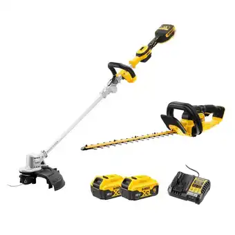 Mitre 10 DEWALT 18V 5.0Ah Outdoor Power Kit - 2 Piece DCZ244P2-XE offer