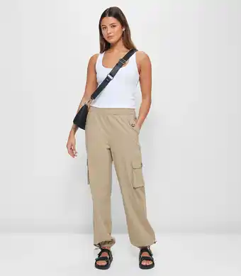 Target Elastic Waist Cargo Pants - Lily Loves offer