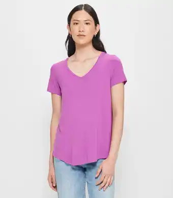 Target Viscose/Elastane V-Neck T-Shirt offer