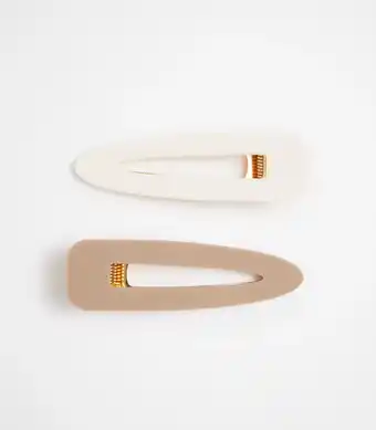 Target 2 Pack Hair Slides - Neutral / White offer