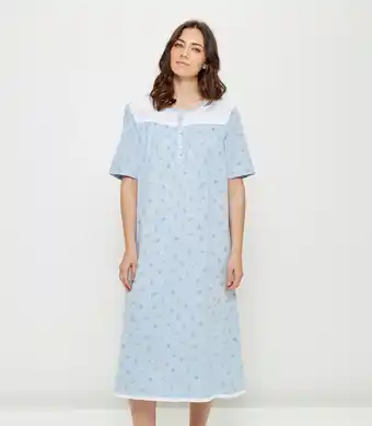 Target Traditional Lace Trim Sleep Nightie - Blue Ditsy offer