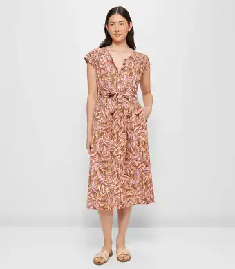 Target Notch Neck Midi Dress offer