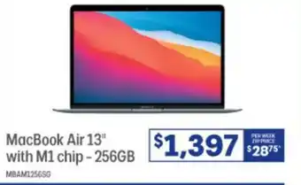 Officeworks MacBook Air 13" with M1 chip-256GB offer