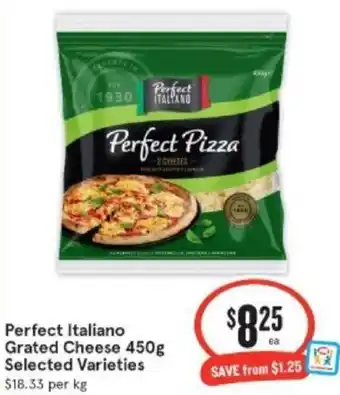 Perfect Italiano Grated Cheese 450g