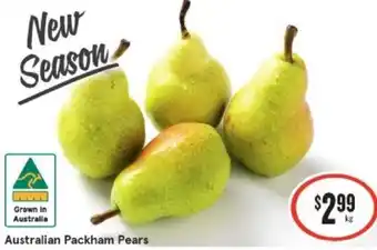 IGA Xpress Australian Packham Pears offer