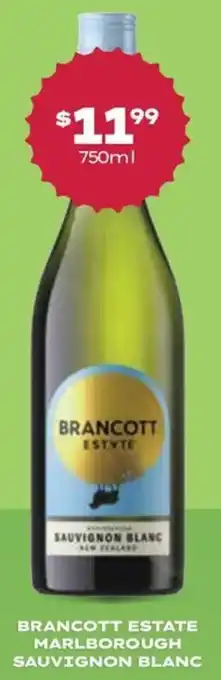 BRANCOTT ESTATE MARLBOROUGH SAUVIGNON BLANC