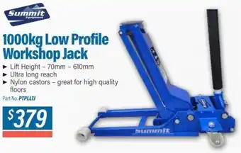 Burson Auto Parts 1000kg Low Profile Workshop Jack offer