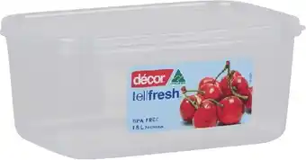 IGA Décor Tellfresh Oblong Container 1.8 Litre offer