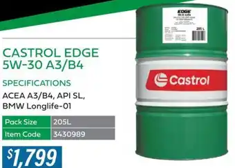 Burson Auto Parts CASTROL EDGE 5W-30 A3/B4 offer