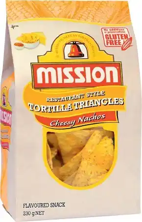 IGA Mission Tortilla Corn Chips 230g Selected Varieties offer