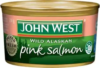 IGA John West Wild Alaskan Pink Salmon 210g offer