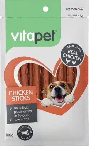 Vitapet Dog Treat Sticks 100g