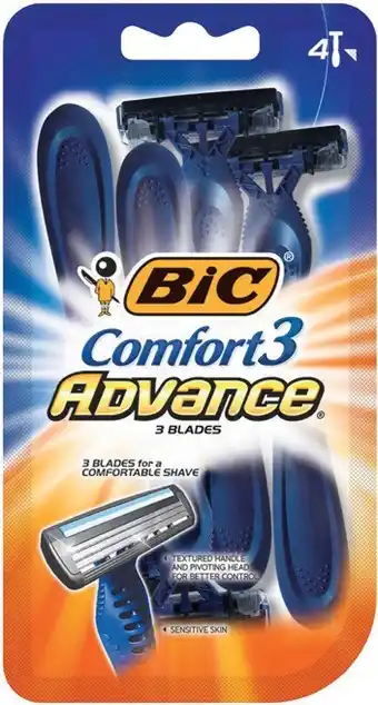 IGA BIC Comfort 3 Advance Shavers 4 Pack offer