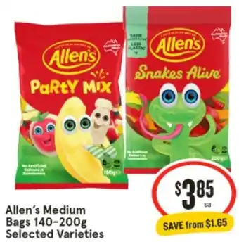 IGA Allen's Medium Bags 140-200g offer