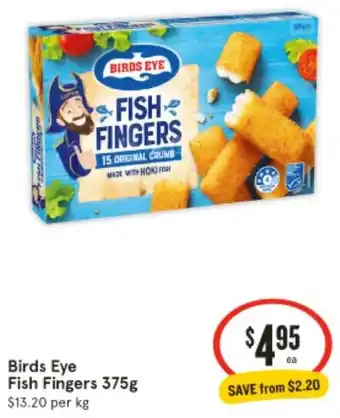 IGA Birds Eye Fish Fingers 375g offer