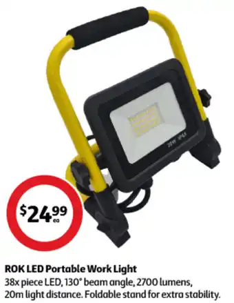 Coles ROK LED Portable Work Light offer