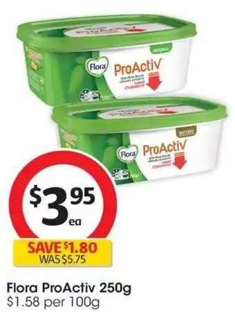 Coles Flora ProActiv 250g offer