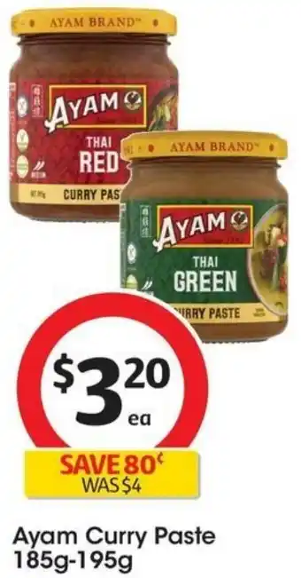 Coles Ayam Curry Paste 185g-195g offer