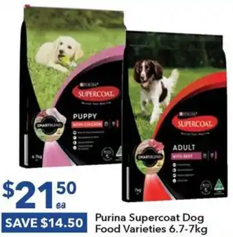 Ritchies Purina Supercoat Dog Food Varieties 6.7-7kg offer