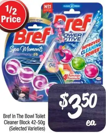 Farmer Jack's Bref In The Bowl Toilet Cleaner Block 42-50g offer
