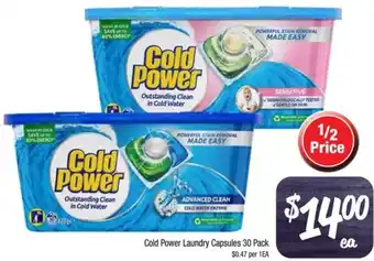 Farmer Jack's Cold Power Laundry Capsules 30 Pack offer
