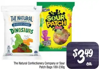 Farmer Jack's The Natural Confectionery Company or Sour Patch Bags 180-230g offer