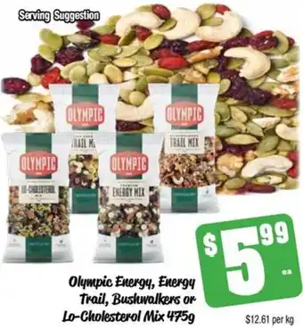 Farmer Jack's Olympic Energy, Energy Trail, Bushwalkers or Lo-Cholesterol Mix 4759 offer