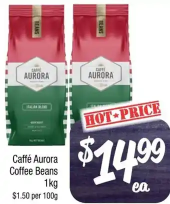 Farmer Jack's Caffé Aurora Coffee Beans 1kg offer