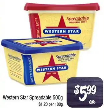 Farmer Jack's Western Star Spreadable 500g offer