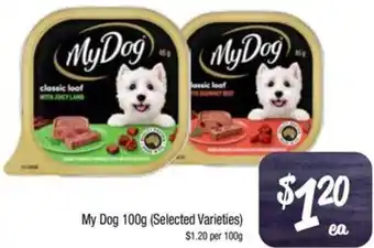 Farmer Jack's My Dog 100g offer