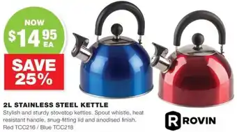 2L STAINLESS STEEL KETTLE