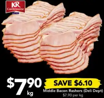 Drakes Middle Bacon Rashers offer