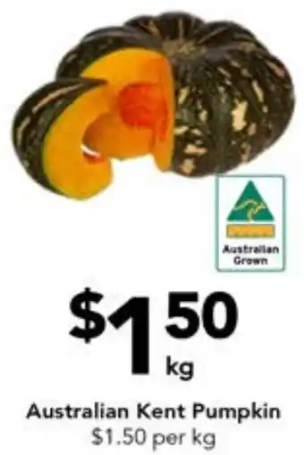 Drakes Australian Kent Pumpkin offer