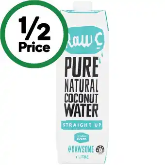 Woolworths Raw C Coconut Water 1 Litre offer