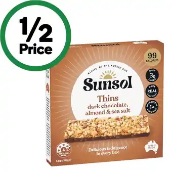 Sunsol Go Thins 105g Pk 5