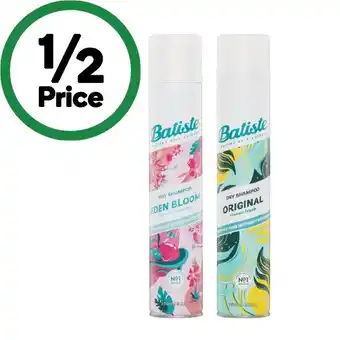 Woolworths Batiste Dry Shampoo 350ml offer