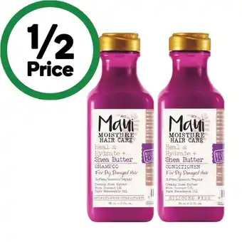 Woolworths Maui Shampoo or Conditioner 385ml offer