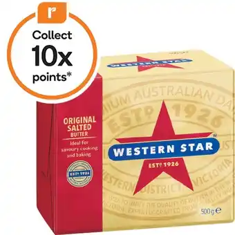 Woolworths Western Star Butter 500g offer