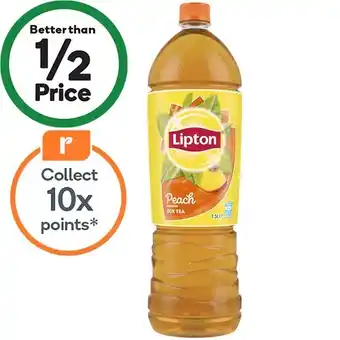 Woolworths Lipton Ice Tea Varieties 1.5 Litre offer