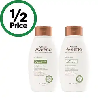 Woolworths Aveeno Shampoo or Conditioner 354ml offer
