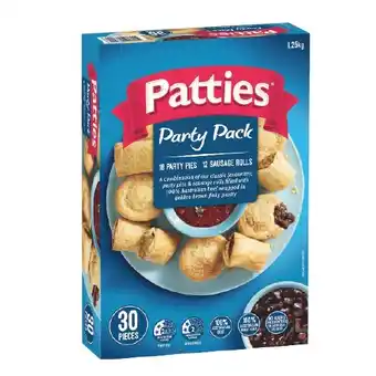 Woolworths Patties Combo Pack Mini 1 kg or Patties Party Pack 1.25 kg offer