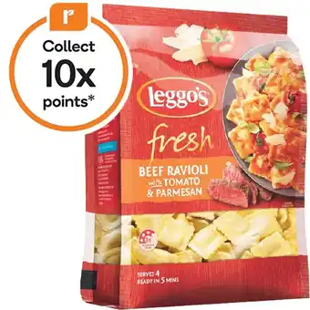 Woolworths Leggo’s Fresh Filled Pasta Varieties 630g offer