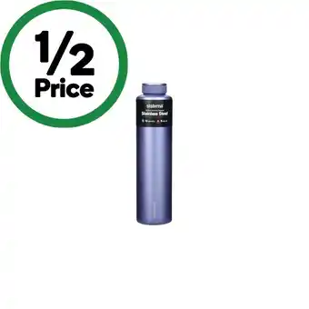 Woolworths Sistema Chic Double Wall Stainless Steel Bottle 600ml Assorted offer