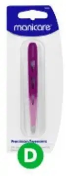 Woolworths Manicare Precision Tweezers offer