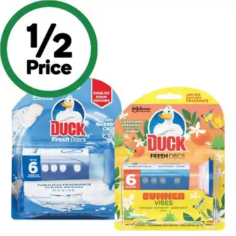 Woolworths Duck Fresh Discs Toilet Cleaner 36ml offer
