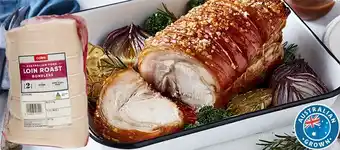 Coles Coles Australian Pork Loin Roast Boneless offer