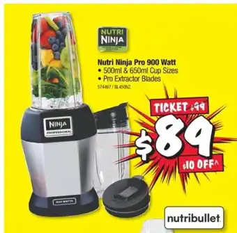 JB Hi-Fi Nutri Ninja Pro 900 Watt offer